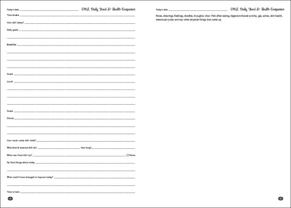 A Daily Companion by Earth Momma: Journal for Supporting Your Sleep, Food, Exercise, Health and Joy - Image 8